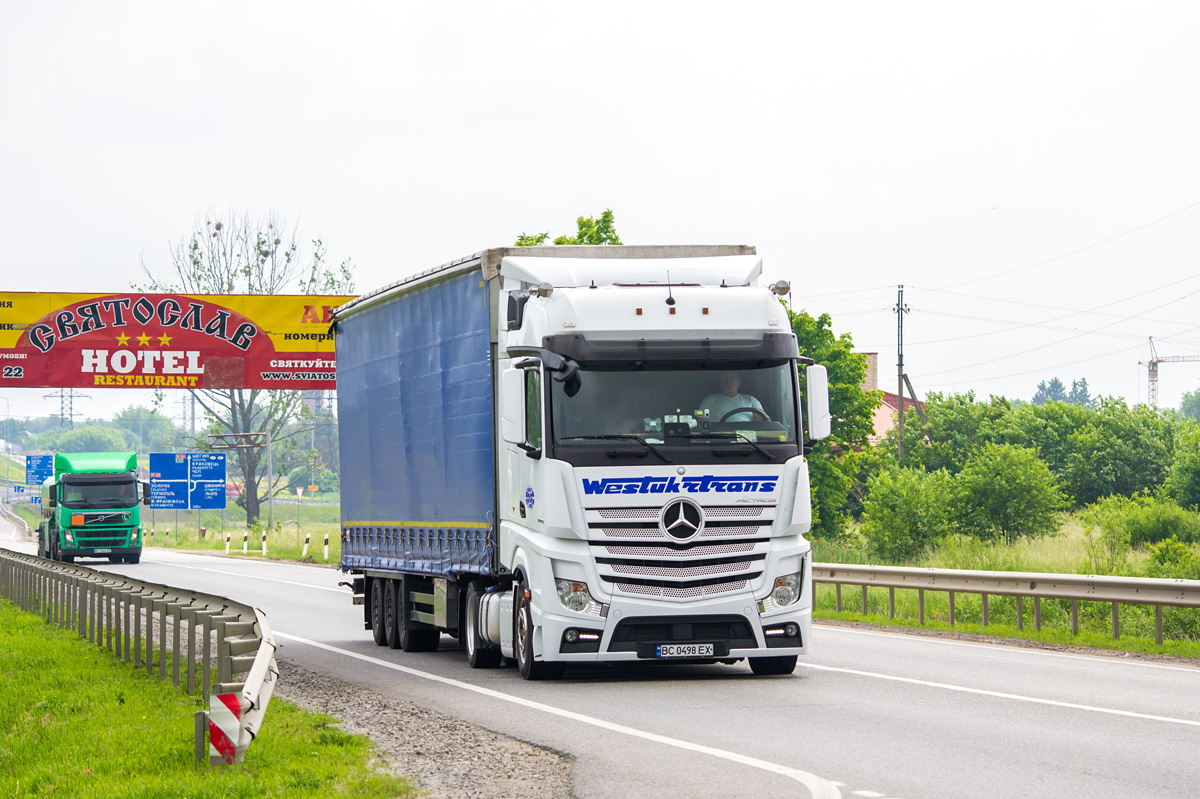 Львовская область, № ВС 0498 ЕХ — Mercedes-Benz Actros ('2011) 1845