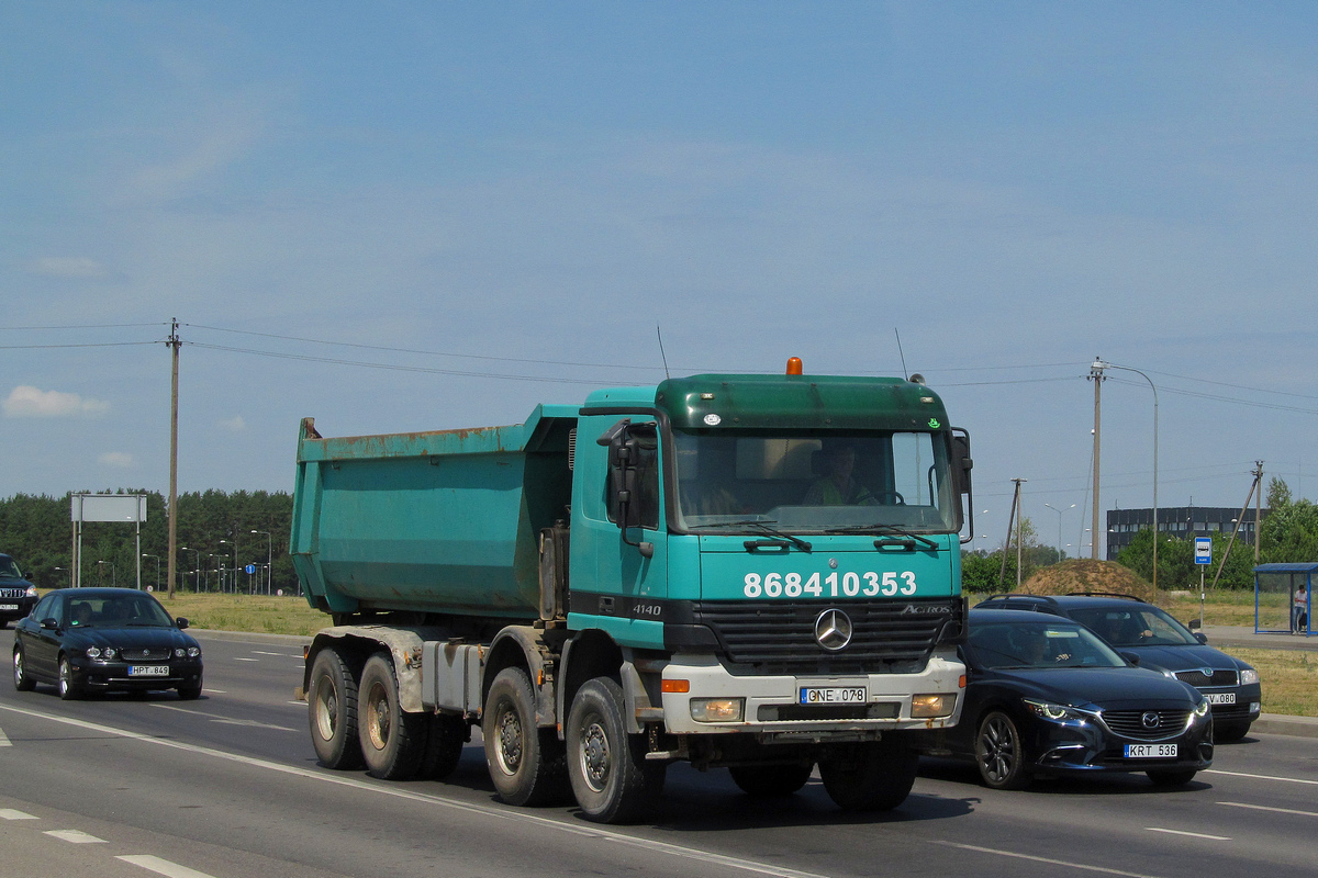 Литва, № GNE 078 — Mercedes-Benz Actros ('1997) 4140