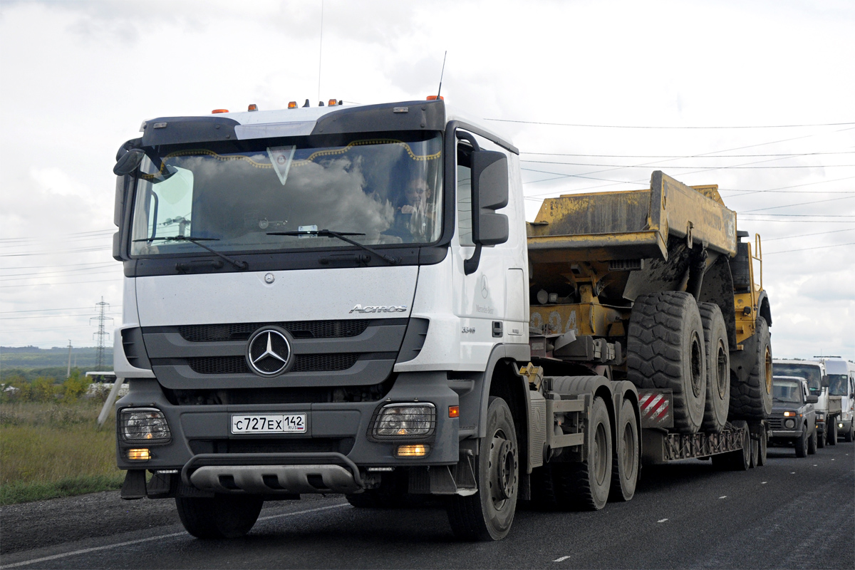 Кемеровская область, № С 727 ЕХ 142 — Mercedes-Benz Actros ('2009) 3346