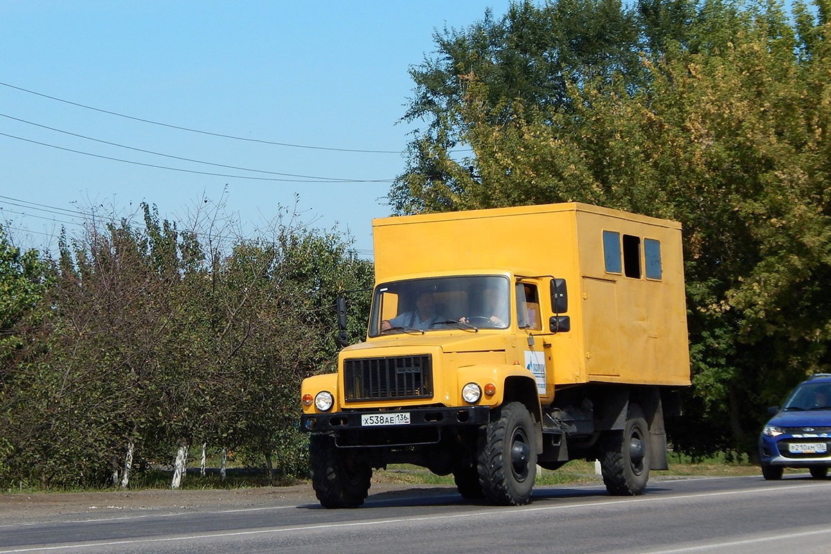 Воронежская область, № Х 538 АЕ 136 — ГАЗ-3308 «Садко»