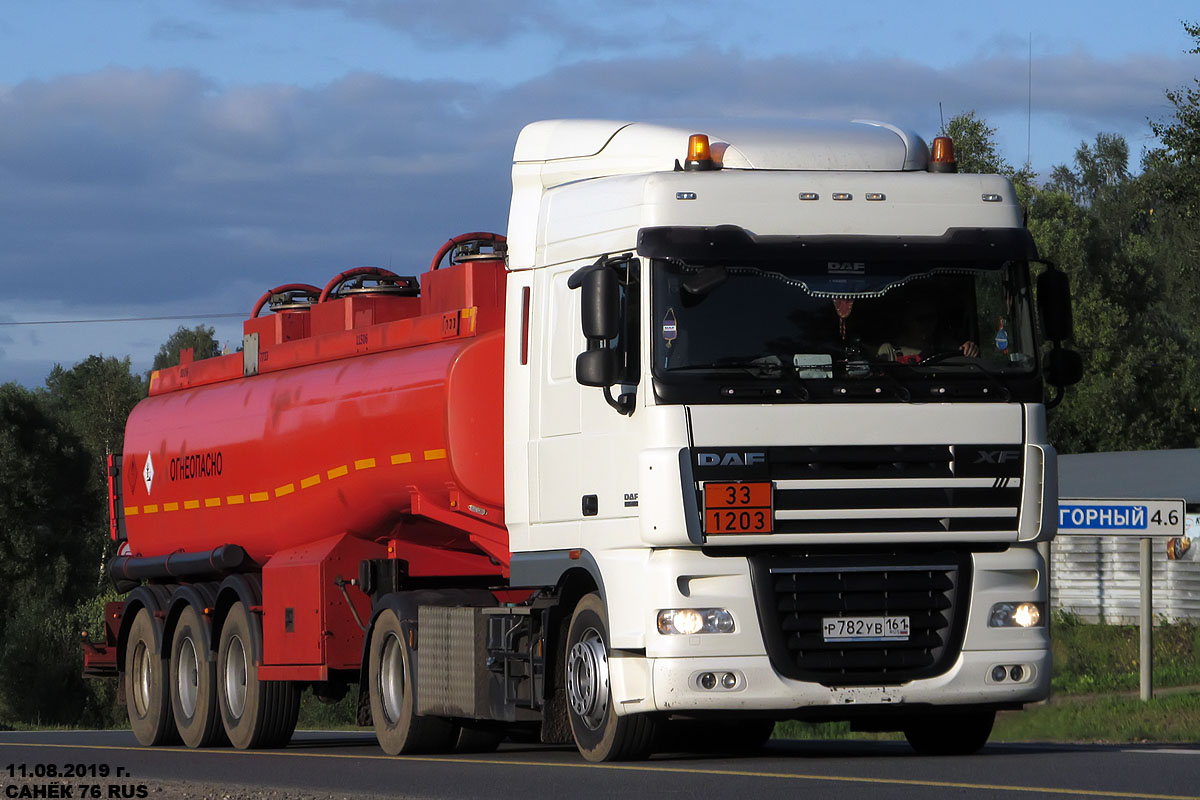 Ростовская область, № Р 782 УВ 161 — DAF XF105 FT