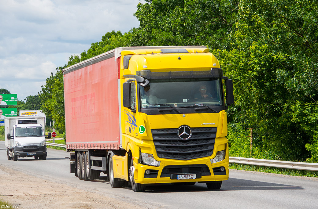 Винницкая область, № АВ 2577 СТ — Mercedes-Benz Actros ('2011) 1845