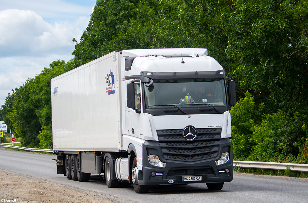 Ровненская область, № ВК 2885 СА — Mercedes-Benz Actros ('2011) 1845