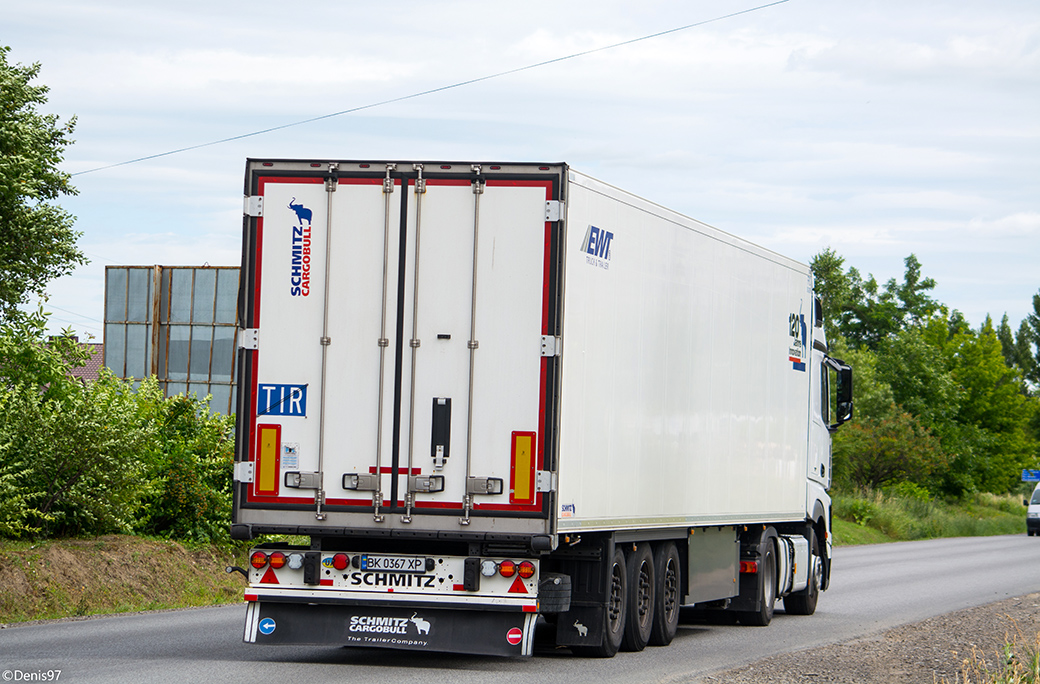 Ровненская область, № ВК 2885 СА — Mercedes-Benz Actros ('2011) 1845