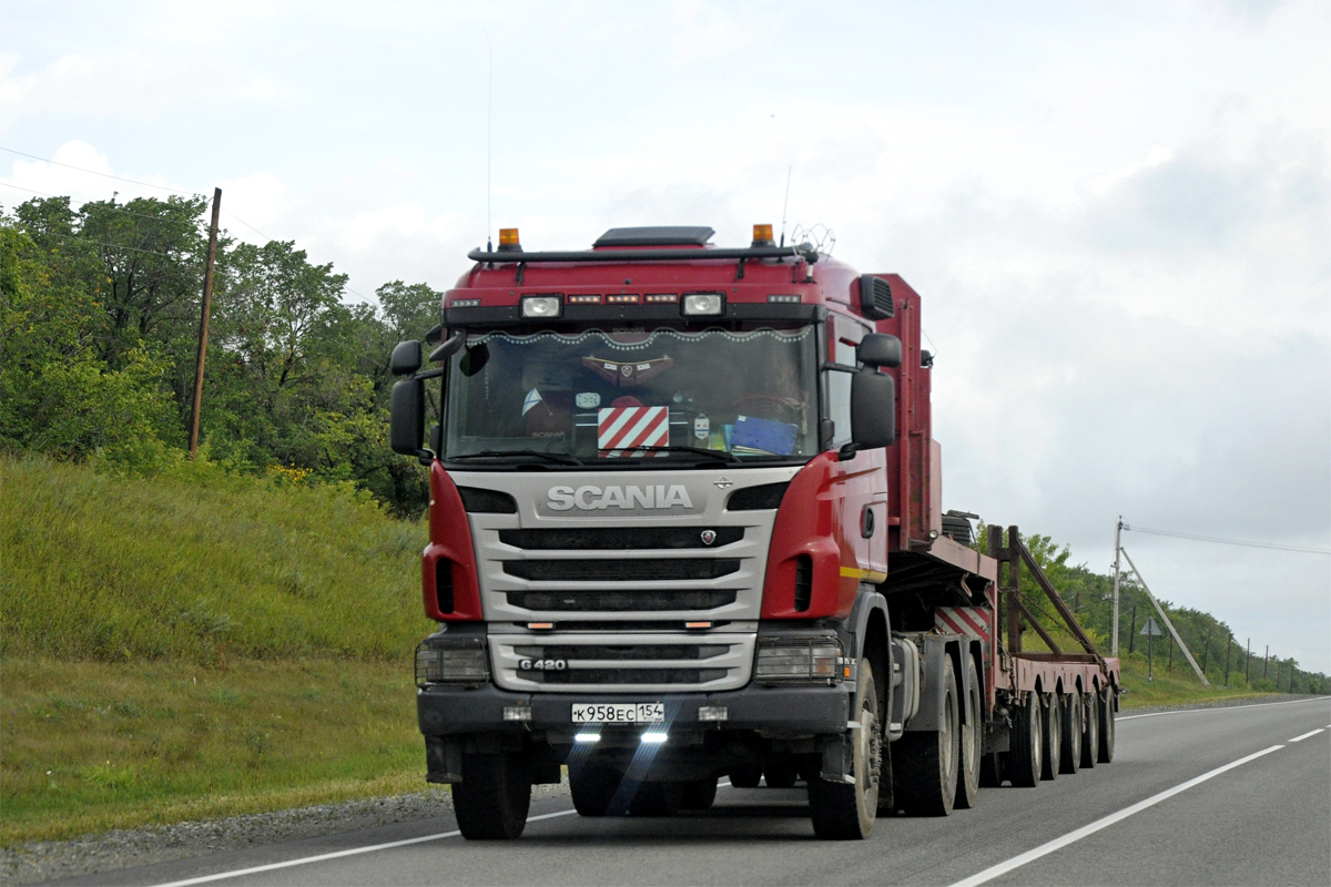 Новосибирская область, № К 958 ЕС 154 — Scania ('2009) G420