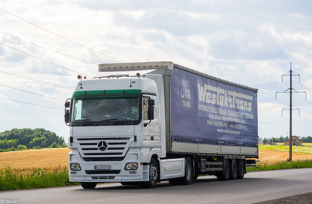 Львовская область, № ВС 0242 ОО — Mercedes-Benz Actros ('2003) 1844