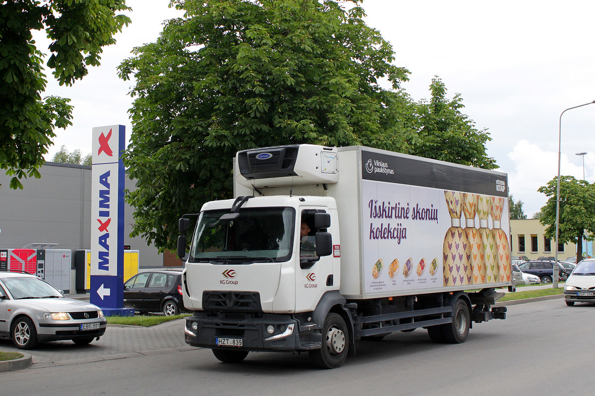 Литва, № HZT 839 — Renault D-Series