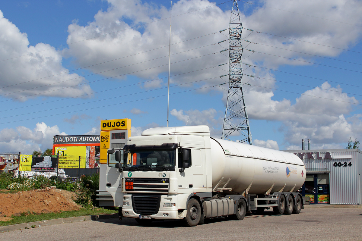 Литва, № HMR 748 — DAF XF105 FT