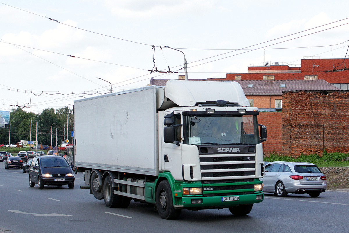 Литва, № GUT 510 — Scania ('1996) R124G