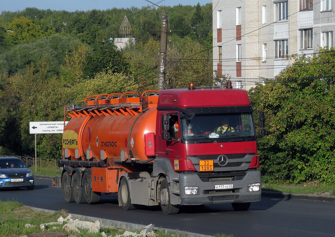 Калужская область, № Н 117 УО 40 — Mercedes-Benz Axor 1840 [Z9M]