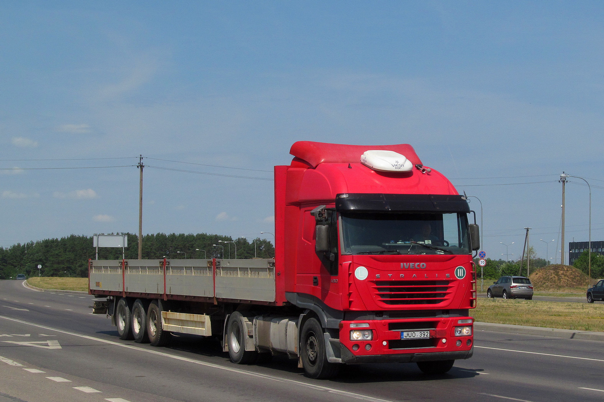 Литва, № JUO 392 — IVECO Stralis ('2002) 430