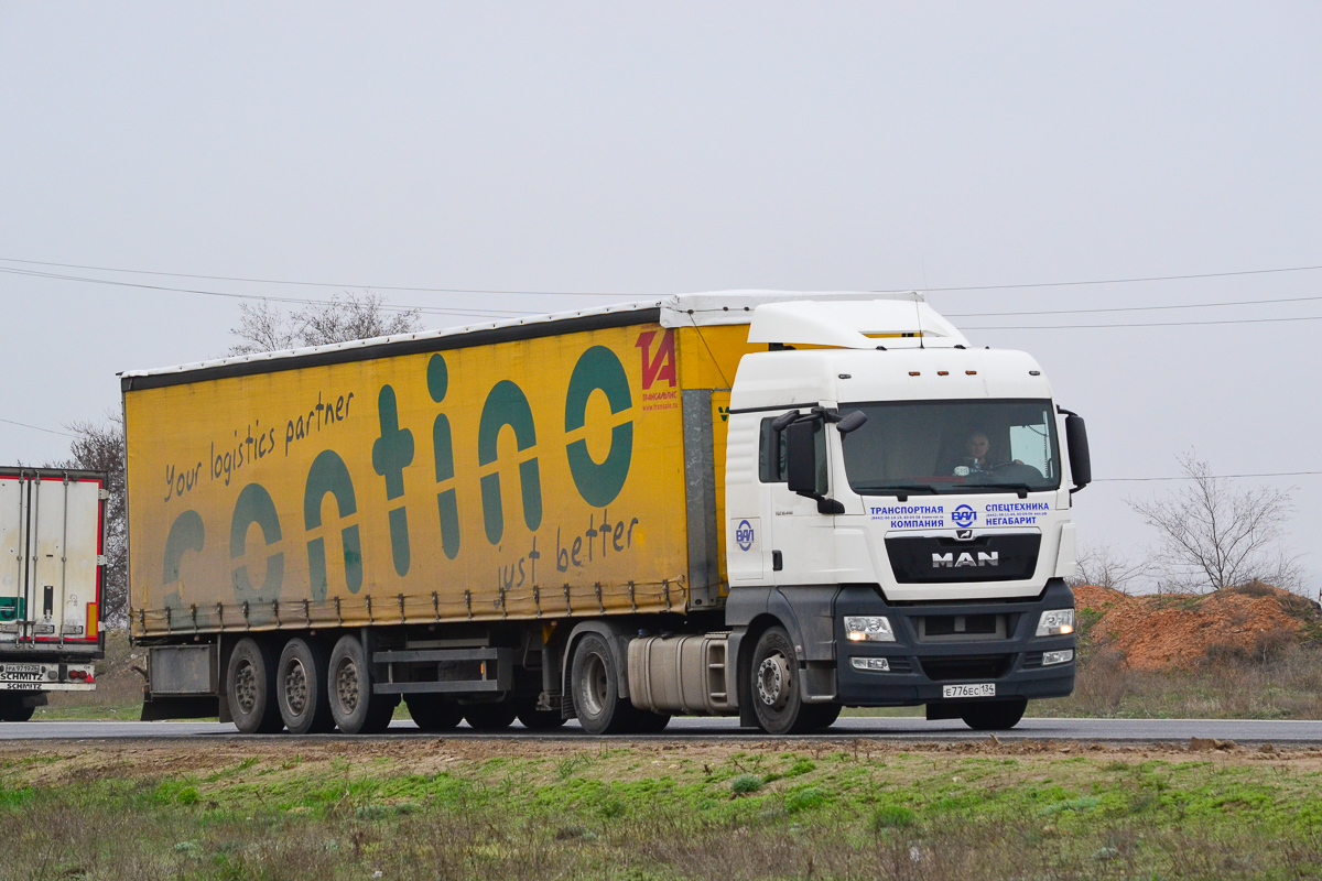 Волгоградская область, № Е 776 ЕС 134 — MAN TGX ('2007) 18.440