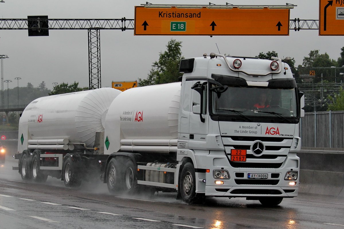 Норвегия, № AY 14006 — Mercedes-Benz Actros ('2009)