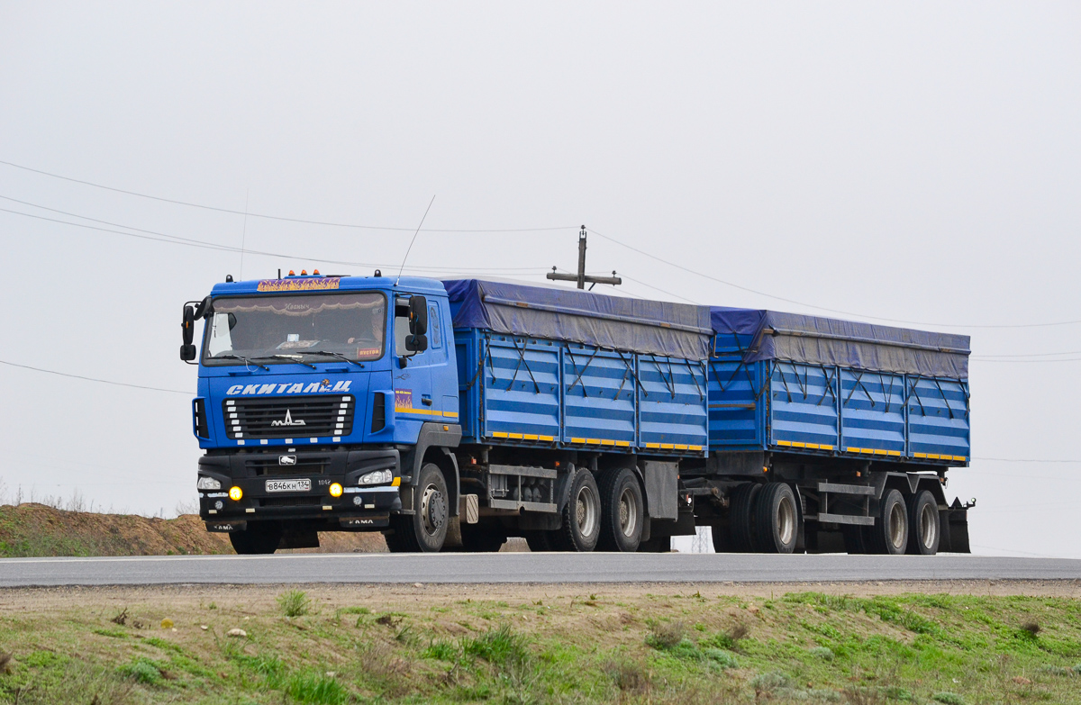 Волгоградская область, № В 846 КН 134 — МАЗ-6312B9