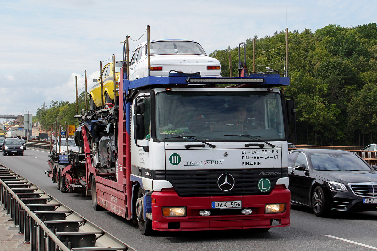 Литва, № JAK 554 — Mercedes-Benz Actros ('1997) 1840