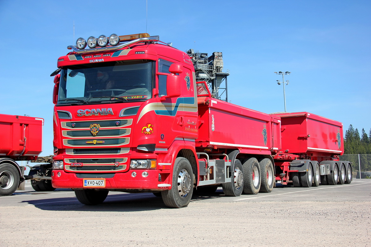 Финляндия, № XVO-407 — Scania ('2013) R620