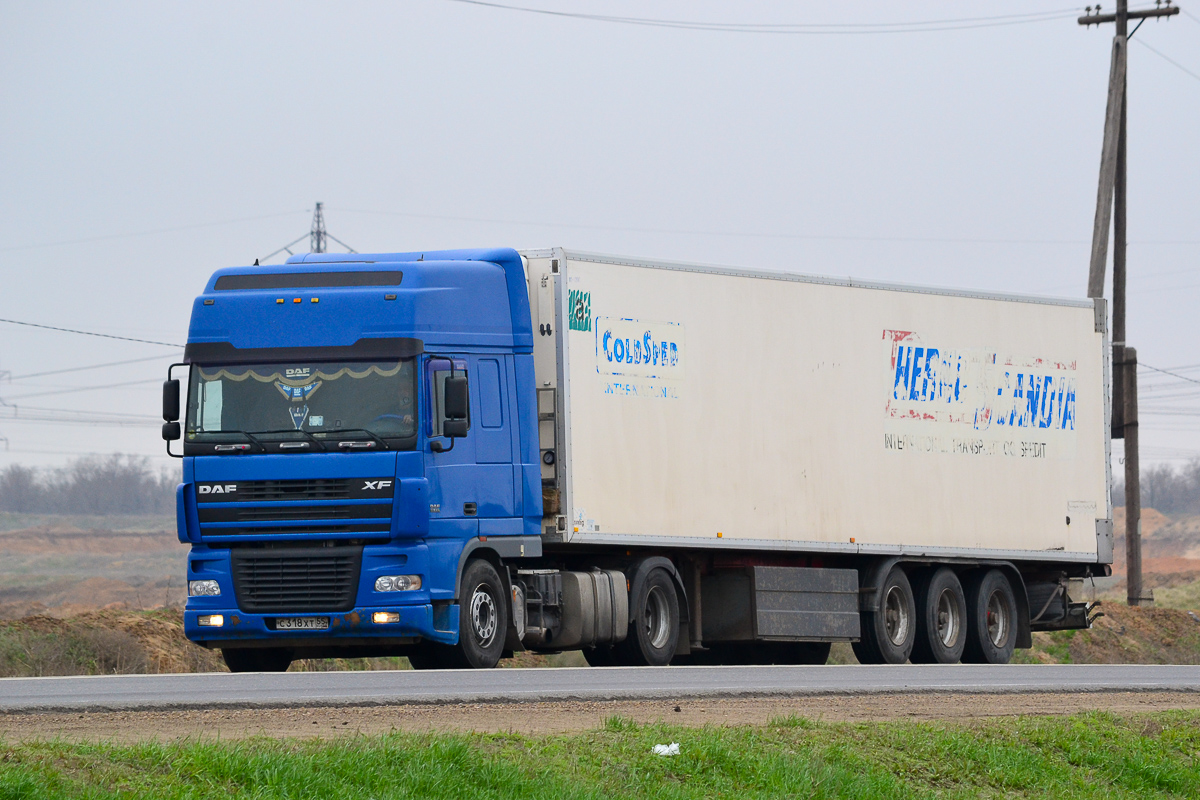 Омская область, № С 318 ХТ 55 — DAF XF95 FT