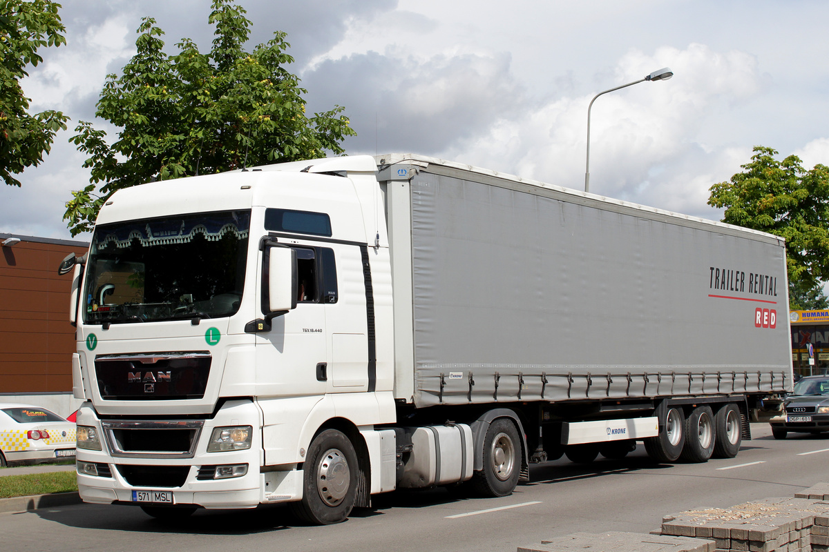 Эстония, № 571 MSL — MAN TGX ('2007) 18.440