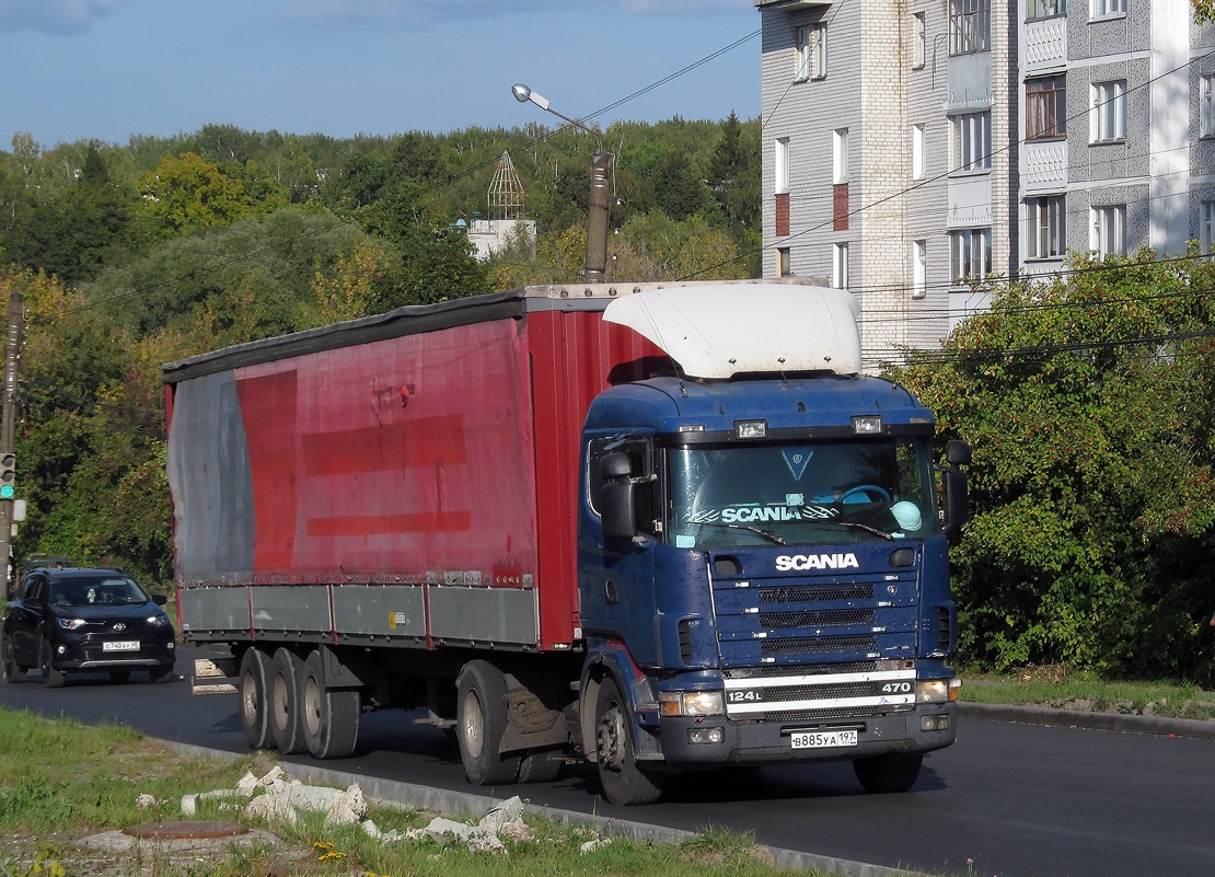 Москва, № В 885 УА 197 — Scania ('1996) R124L