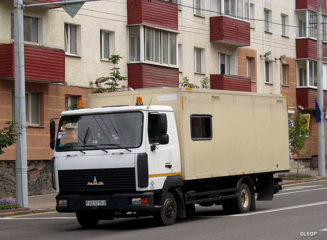 Витебская область, № АЕ 6715-2 — МАЗ-4371 (общая модель)