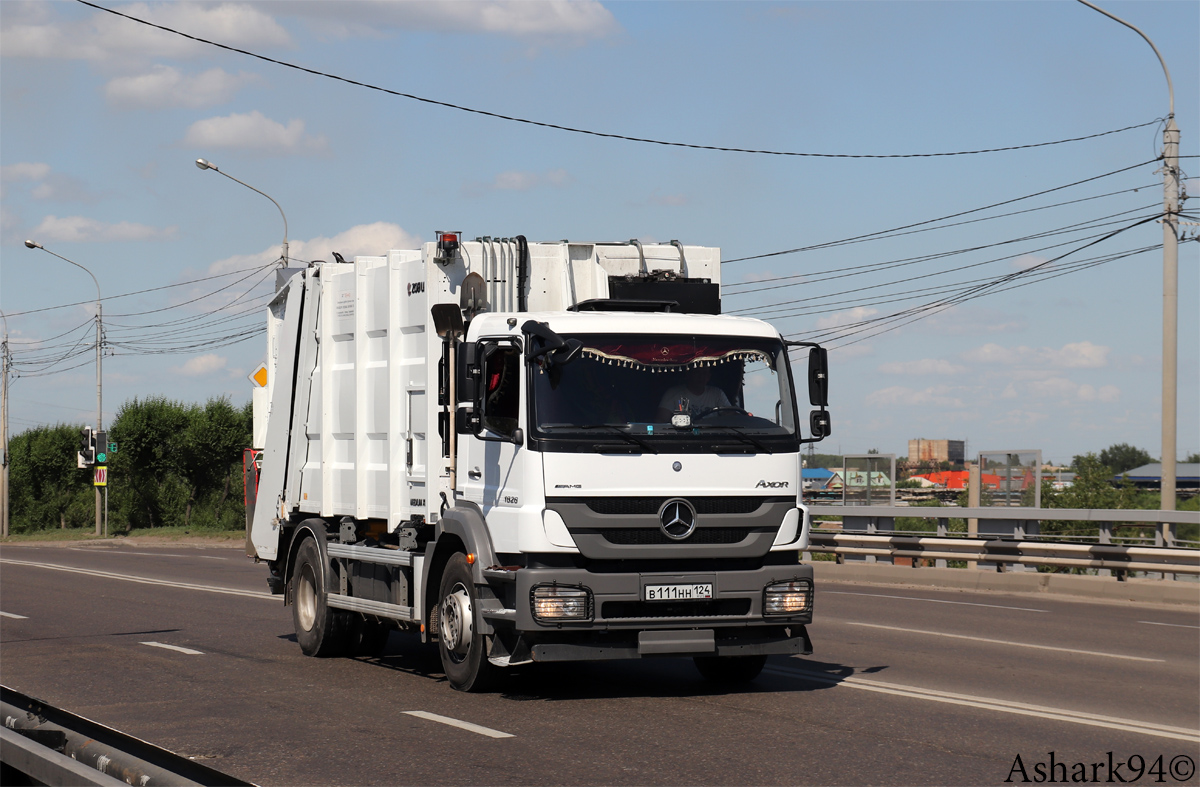 Красноярский край, № В 111 НН 124 — Mercedes-Benz Axor 1826 [Z9M]