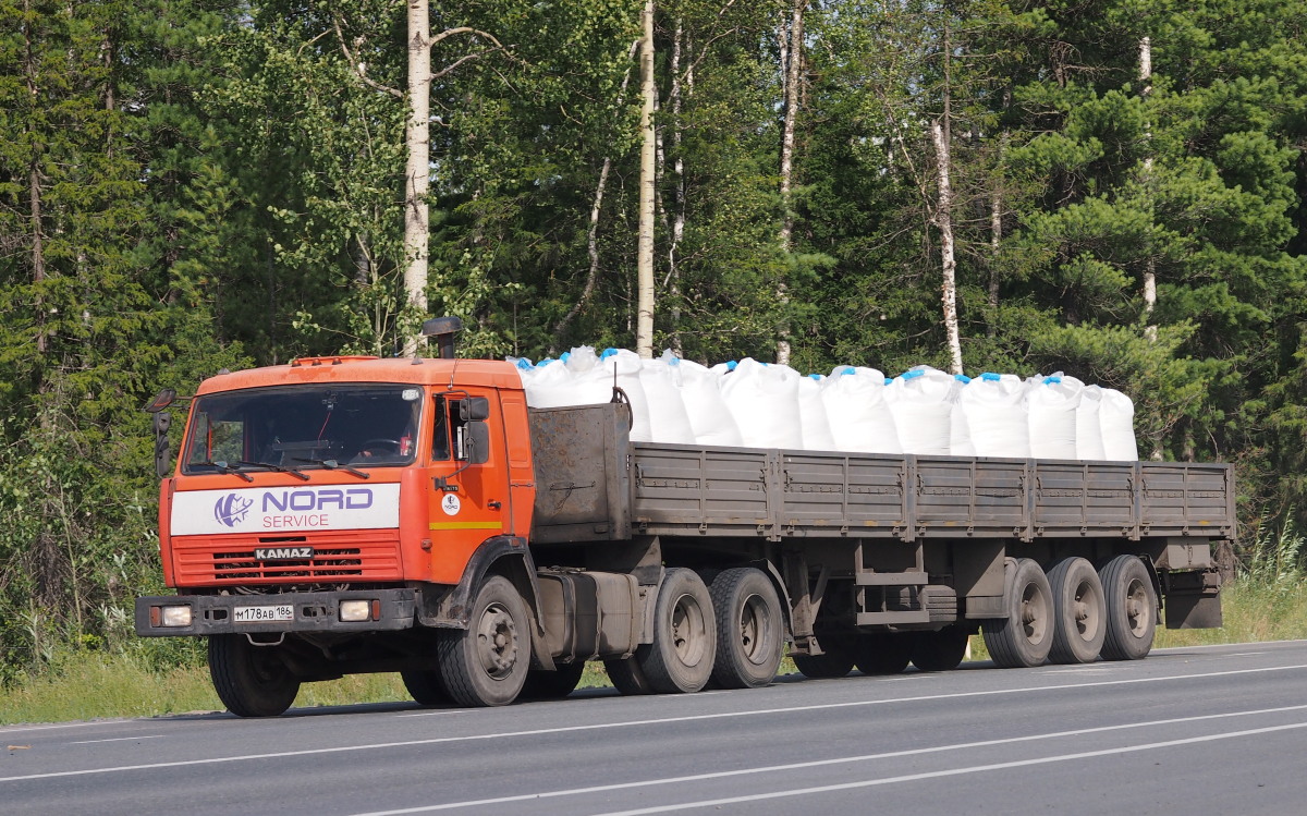 Ханты-Мансийский автоном.округ, № М 178 АВ 186 — КамАЗ-54115-13 [54115N]