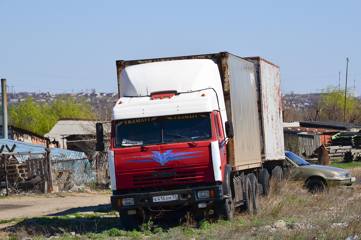 Волгоградская область, № А 416 ЕМ 34 — КамАЗ-53213