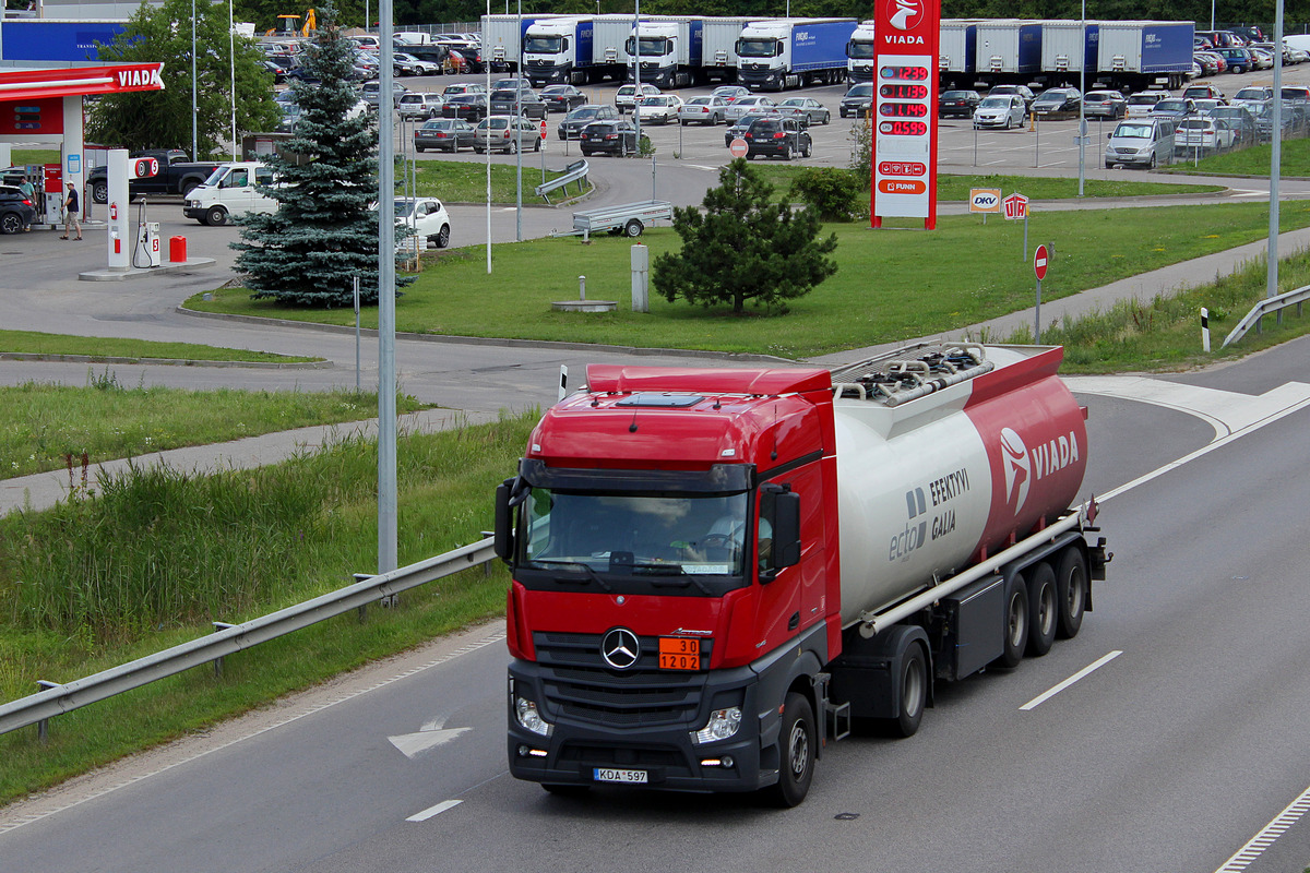 Литва, № KDA 597 — Mercedes-Benz Actros ('2011)