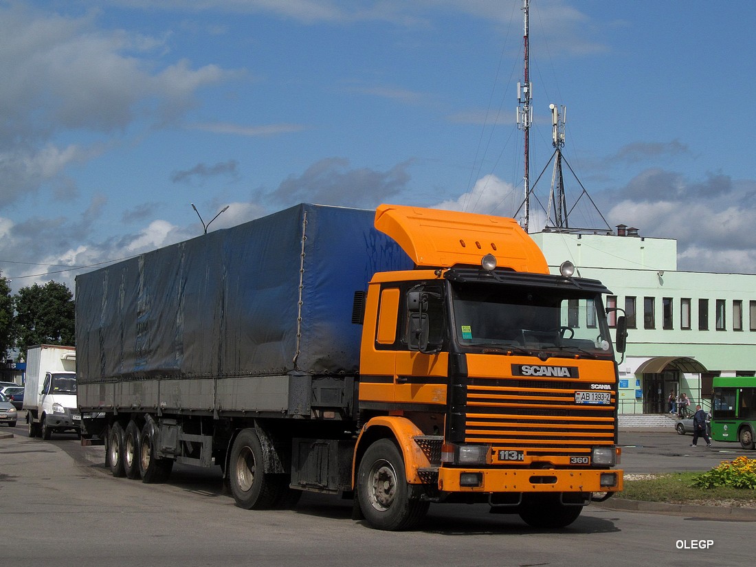 Витебская область, № АВ 1393-2 — Scania (II) R113H