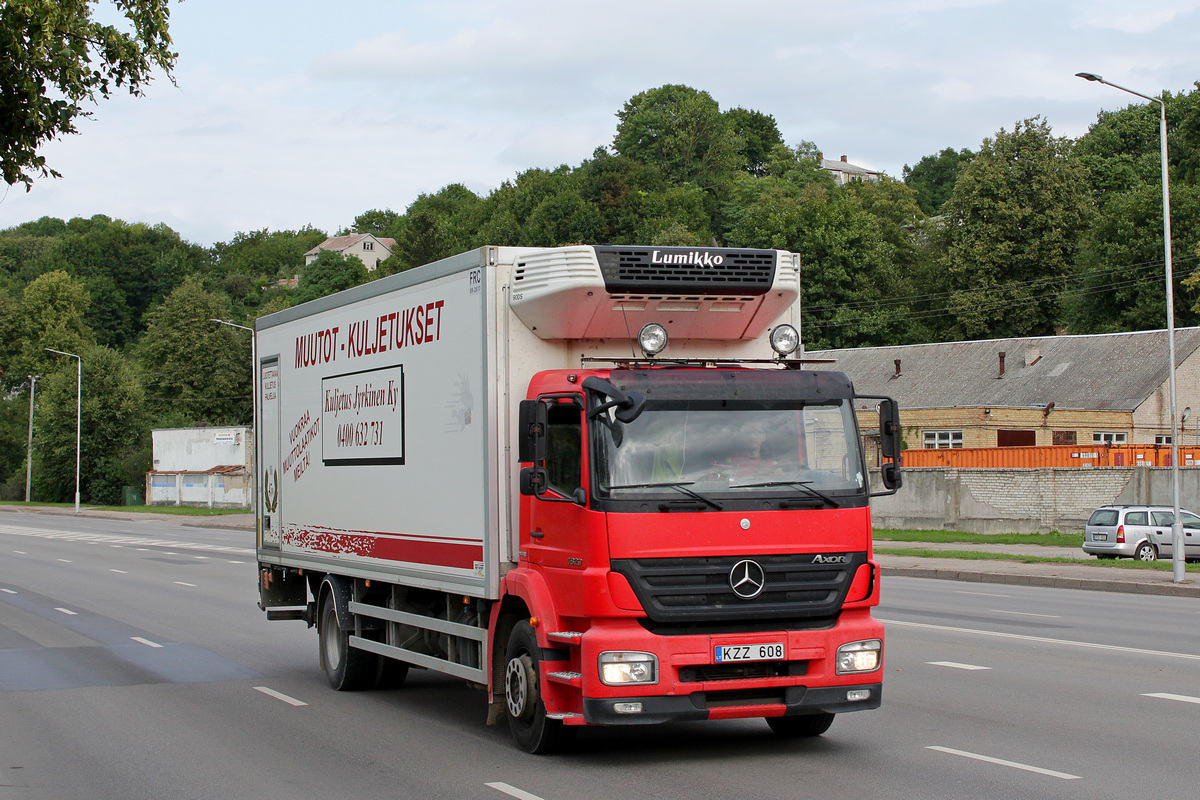 Литва, № KZZ 608 — Mercedes-Benz Axor (общ.м)