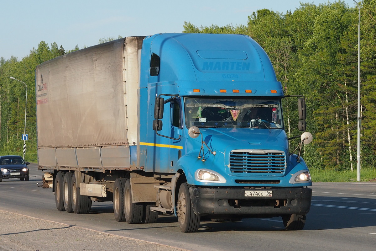 Ханты-Мансийский автоном.округ, № С 474 СС 186 — Freightliner Columbia