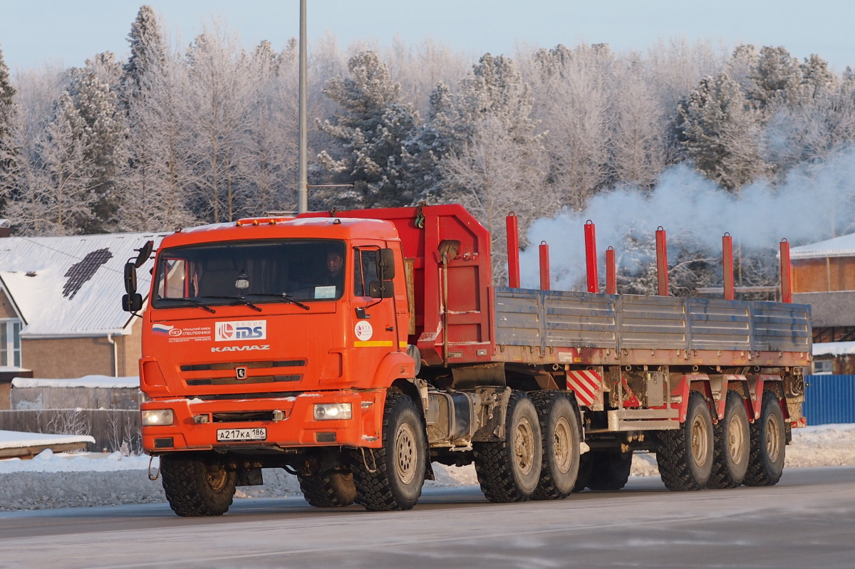 Ханты-Мансийский автоном.округ, № А 217 КА 186 — КамАЗ-53504-46