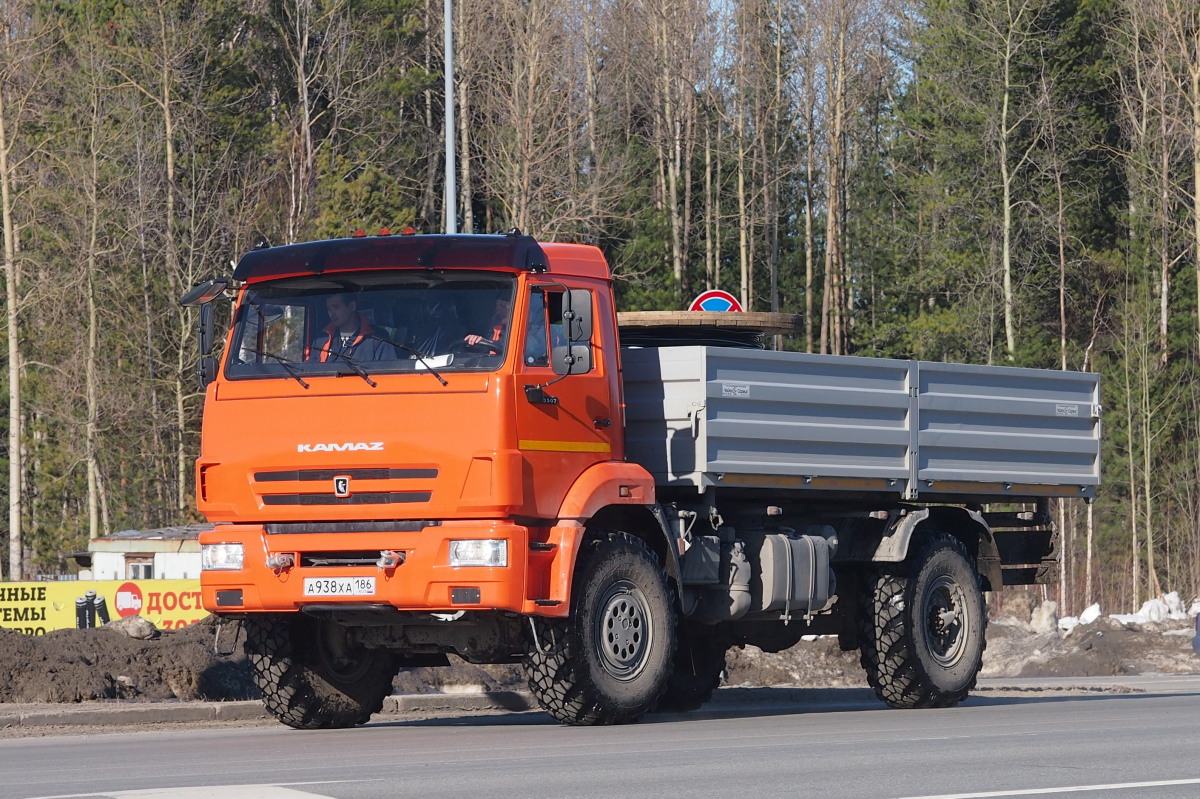 Ханты-Мансийский автоном.округ, № А 938 ХА 186 — КамАЗ-43502-D5