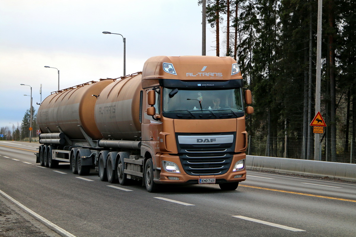 Финляндия, № KMO-745 — DAF XF Euro6 FAM