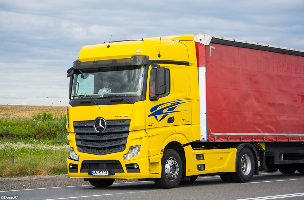 Винницкая область, № АВ 2577 СТ — Mercedes-Benz Actros ('2011) 1845