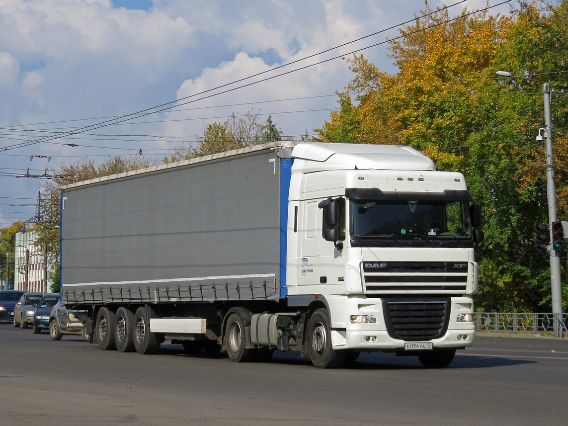 Кировская область, № Е 094 УА 43 — DAF XF105 FT