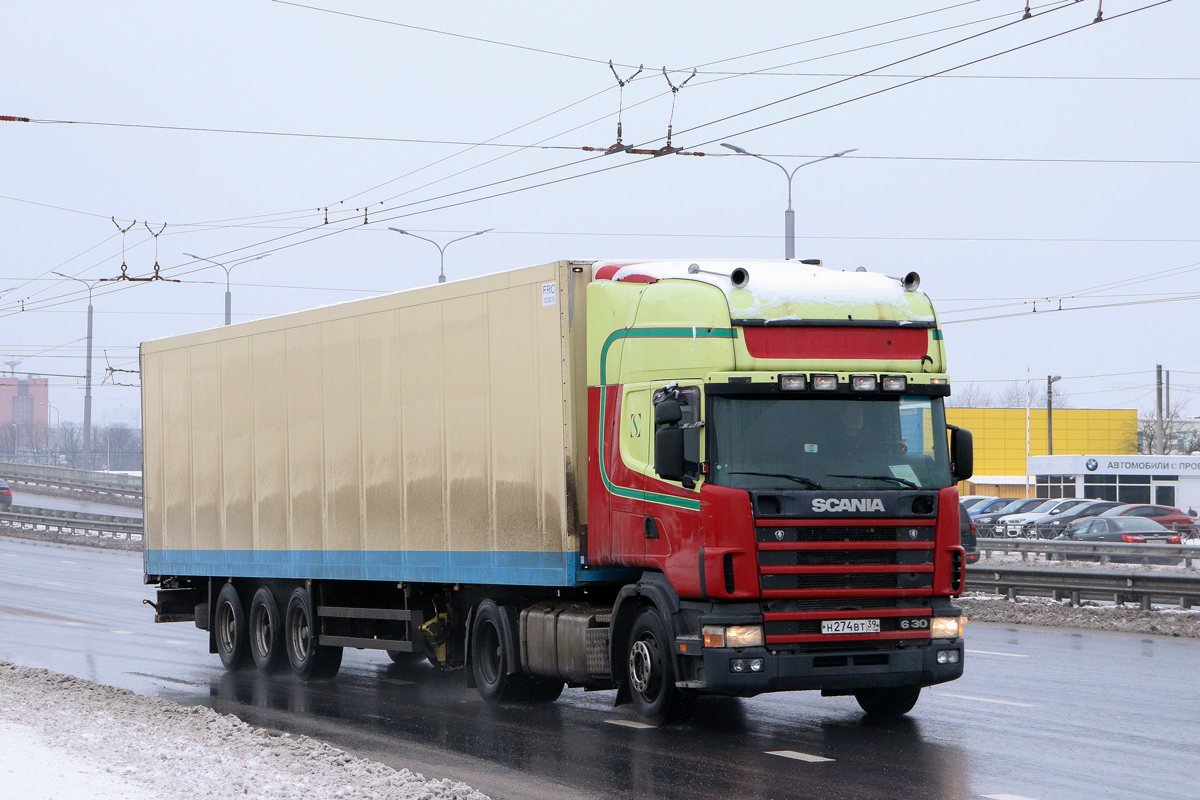 Калининградская область, № Н 274 ВТ 39 — Scania ('1996, общая модель)