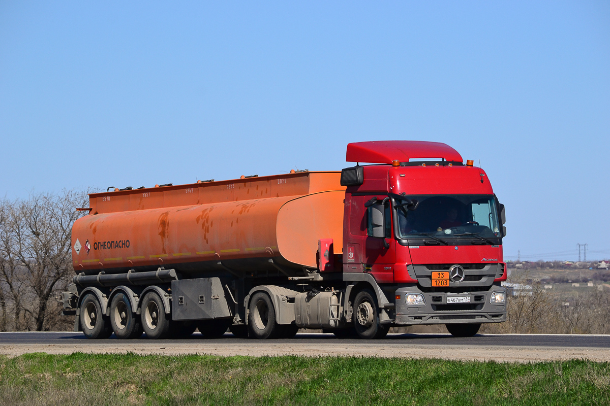 Волгоградская область, № Е 467 ВМ 134 — Mercedes-Benz Actros '09 1841 [Z9M]