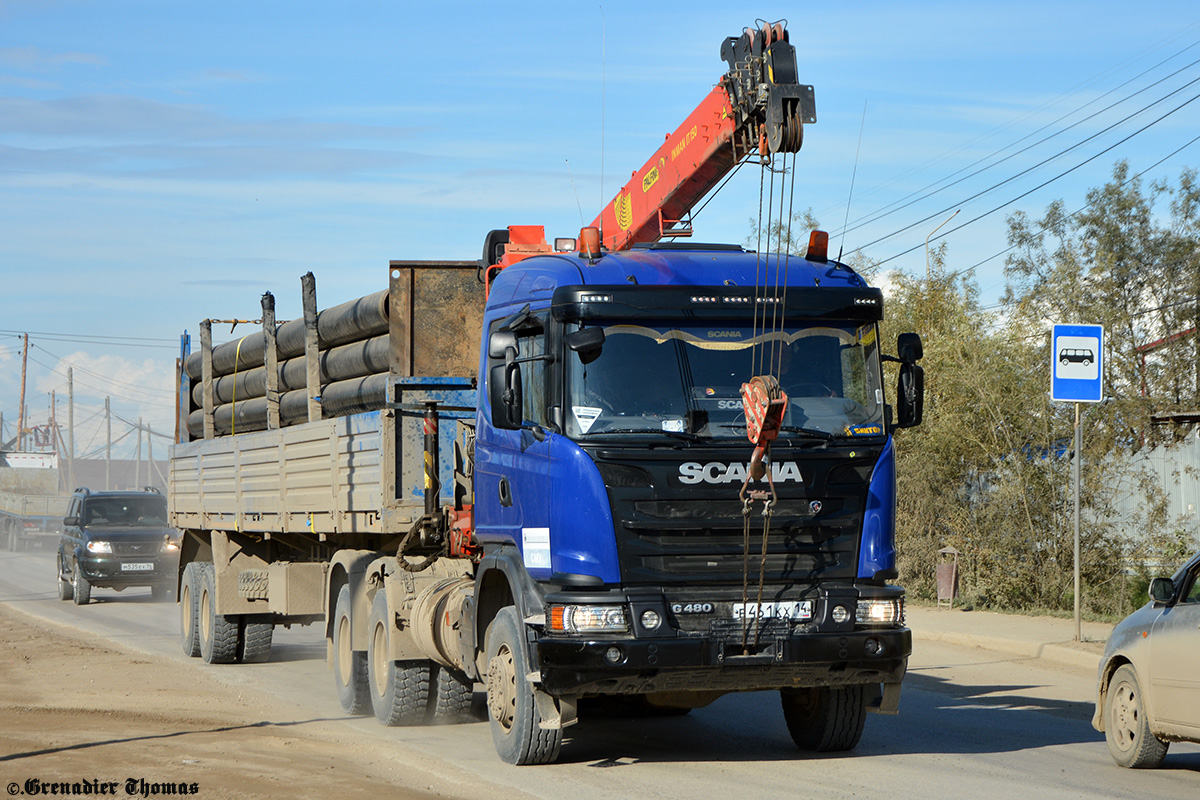 Саха (Якутия), № Е 461 КХ 14 — Scania ('2013) G480