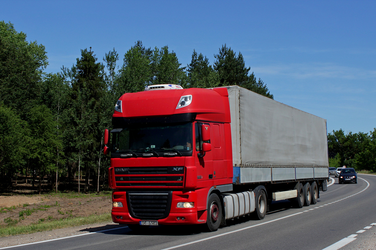 Латвия, № GT-5532 — DAF XF105 FT