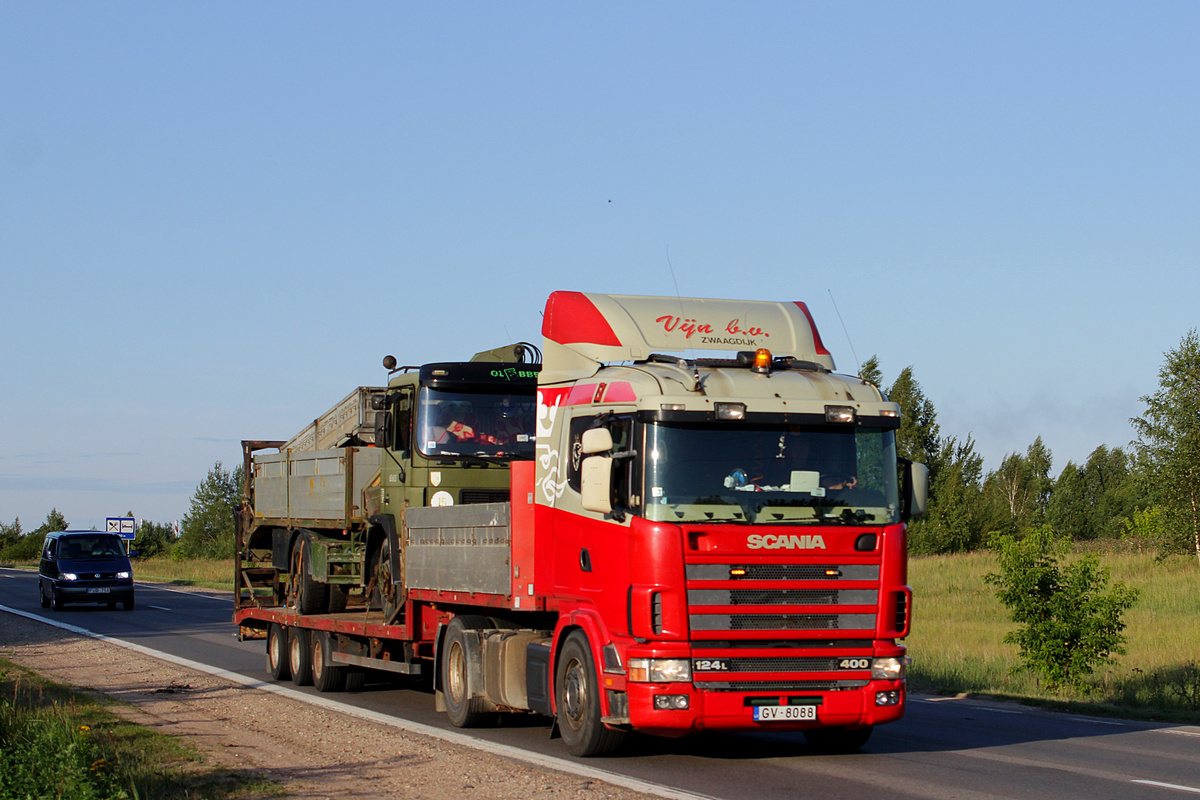 Латвия, № GV-8088 — Scania ('1996) R124L