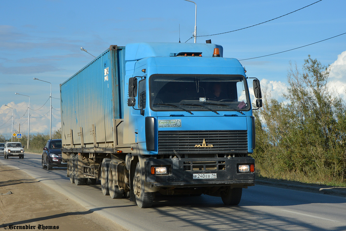 Саха (Якутия), № Р 240 ЕВ 14 — МАЗ-6430 (общая модель)