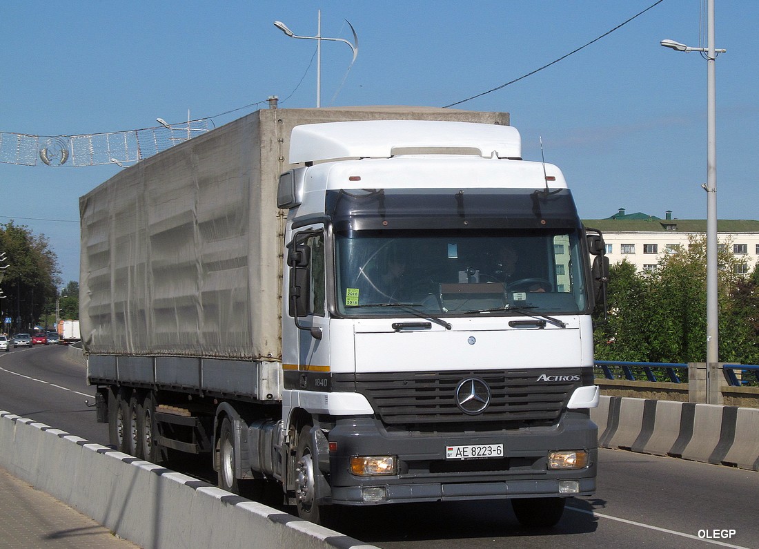 Могилёвская область, № АЕ 8223-6 — Mercedes-Benz Actros ('1997) 1840