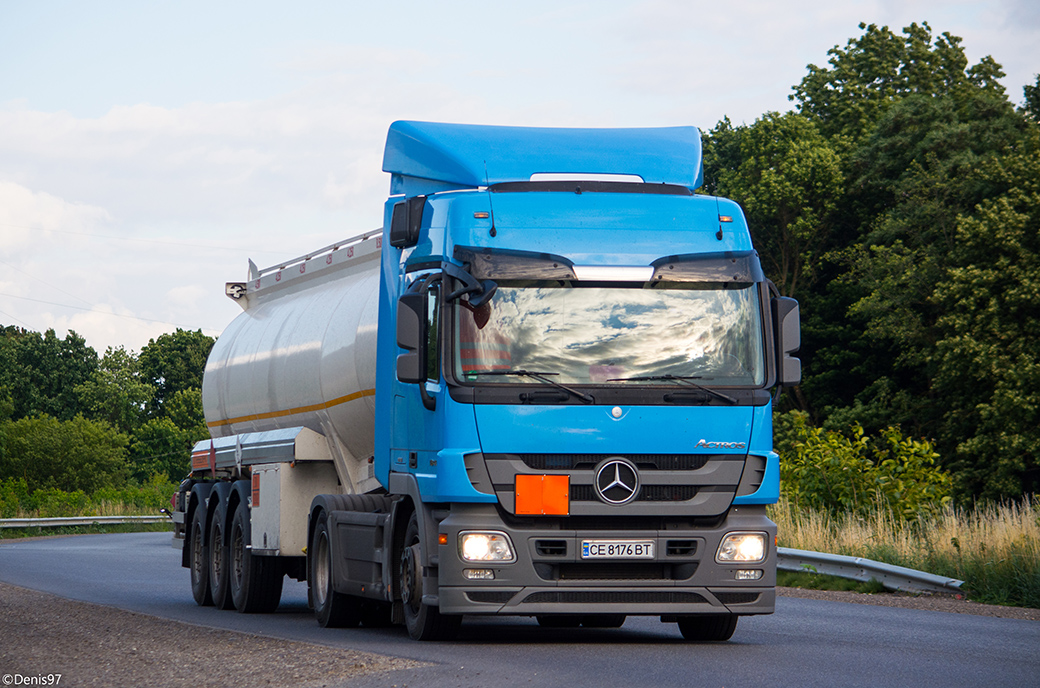 Черновицкая область, № СЕ 8176 ВТ — Mercedes-Benz Actros ('2009) 1841