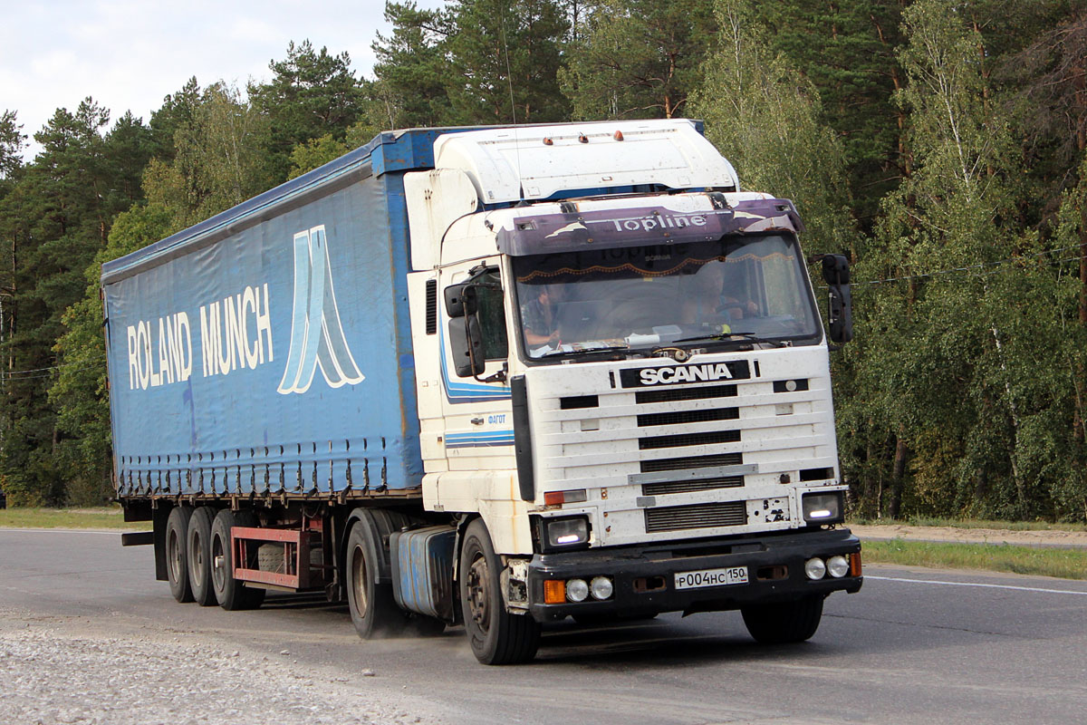 Московская область, № Р 004 НС 150 — Scania (III) (общая модель)