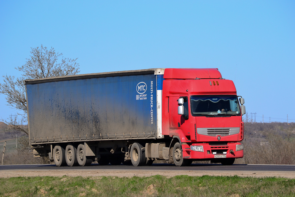 Волгоградская область, № А 282 СК 134 — Renault Premium ('2006)