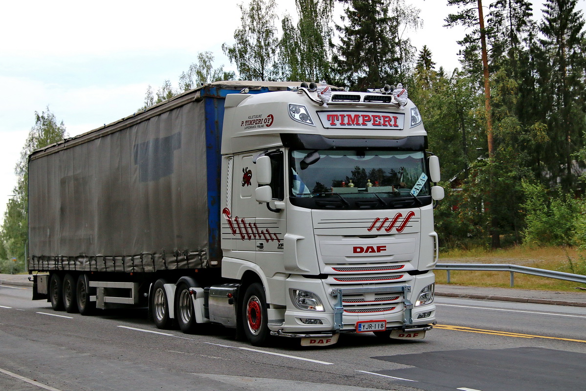 Финляндия, № YJR-118 — DAF XF Euro6 FTS