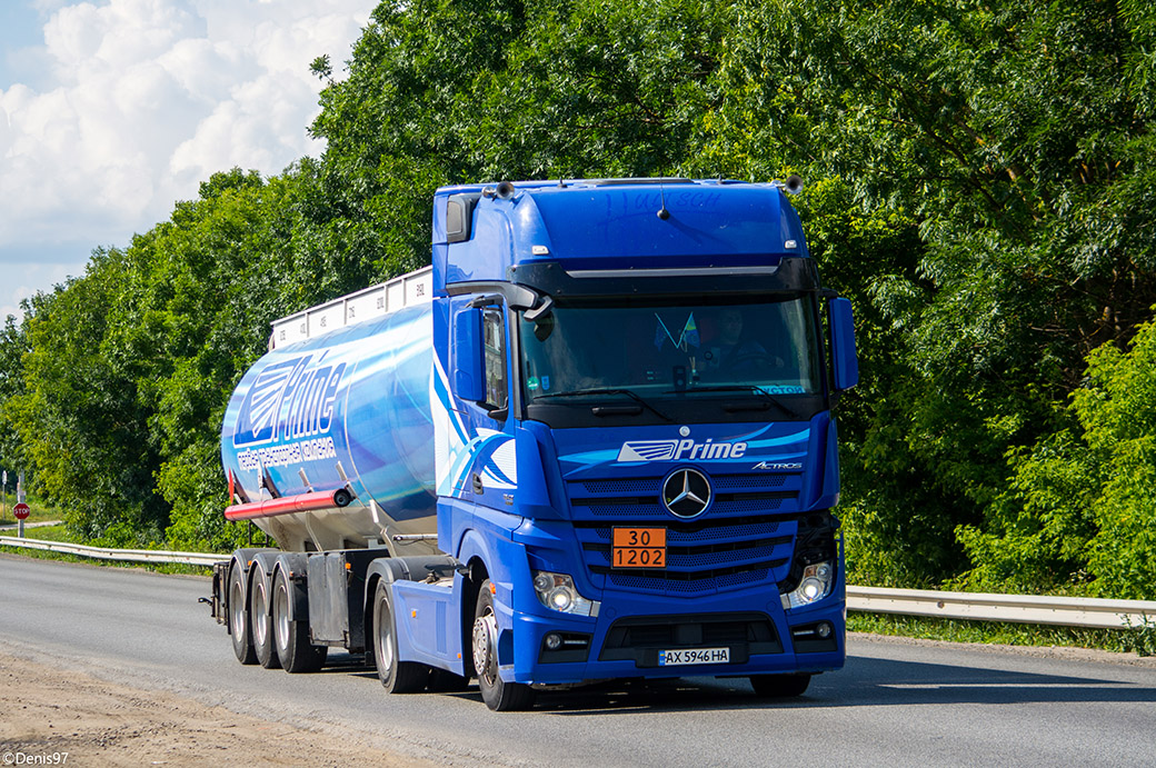 Харьковская область, № АХ 5946 НА — Mercedes-Benz Actros ('2011) 1842