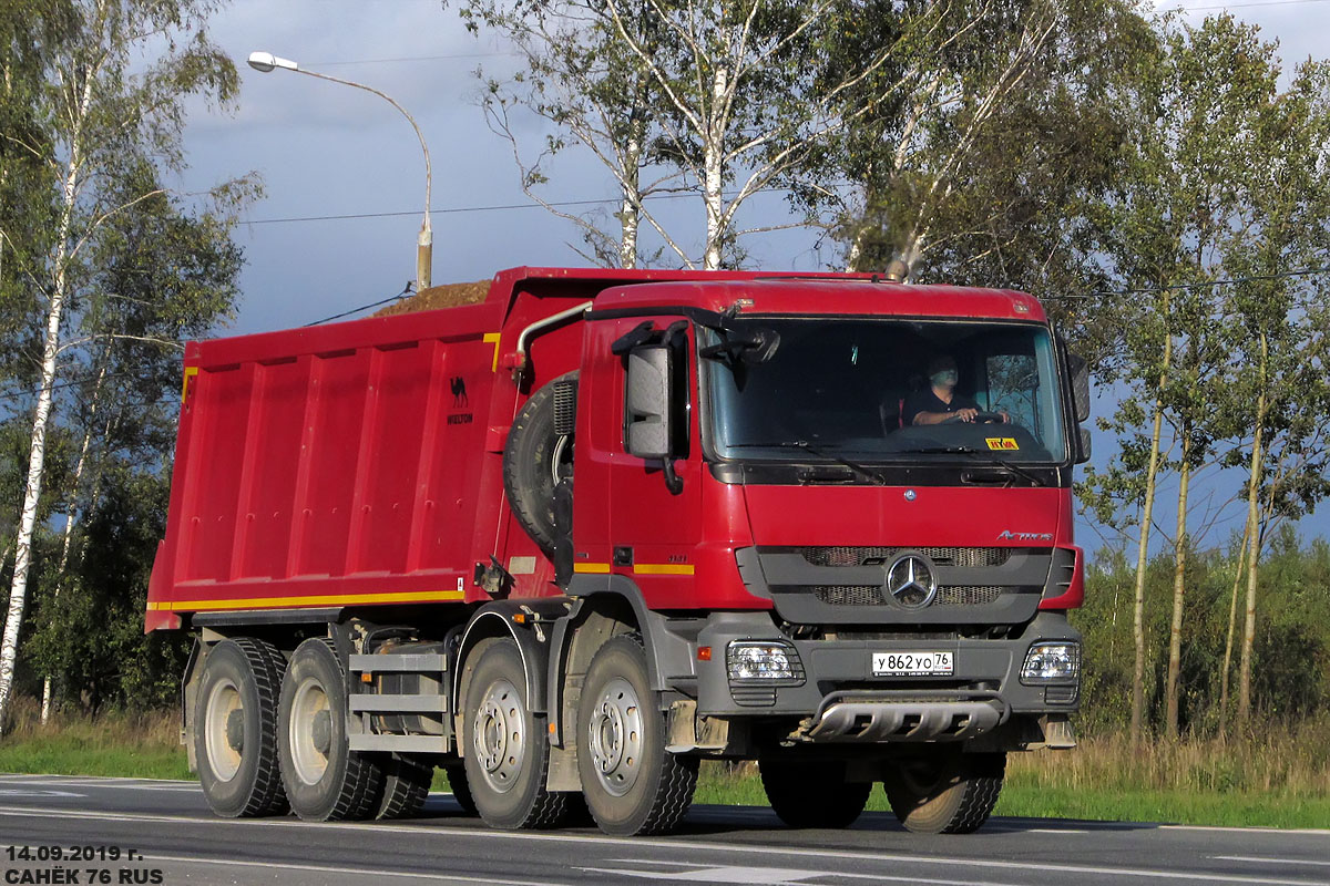 Ярославская область, № У 862 УО 76 — Mercedes-Benz Actros '09 4141 [Z9M]