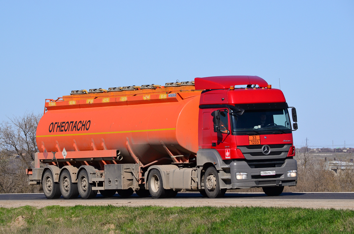 Волгоградская область, № Е 386 МК 134 — Mercedes-Benz Axor 1840 [Z9M]